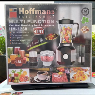Hoffmans 4-in-1 800W Multifunctional Blender – Robust Multifunctional Kitchen Appliance