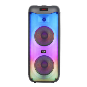 NDR Large Outdoor Waterproof Wireless Bass for Bluetooth Speaker 8-Inch Kara RGB USB Active Subwoofer TWS Audio Microphone