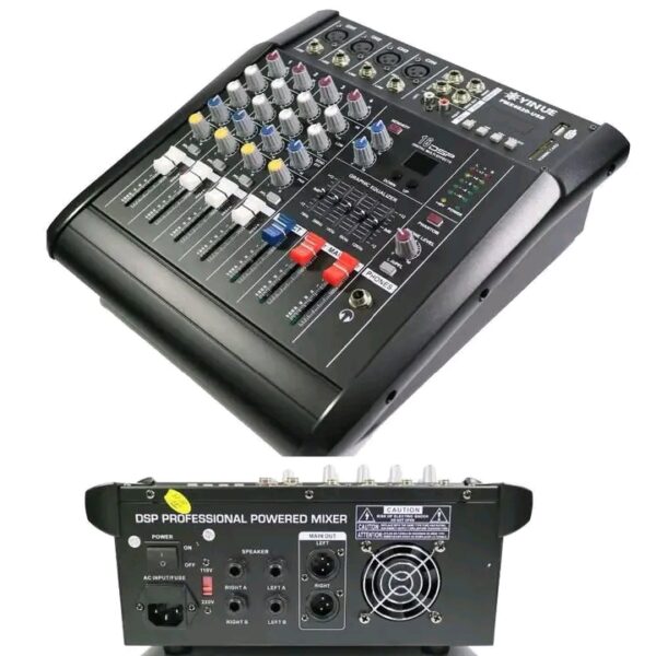 Console Numérique a 4 canaux, avec sortie pour mixer, dj et USB
