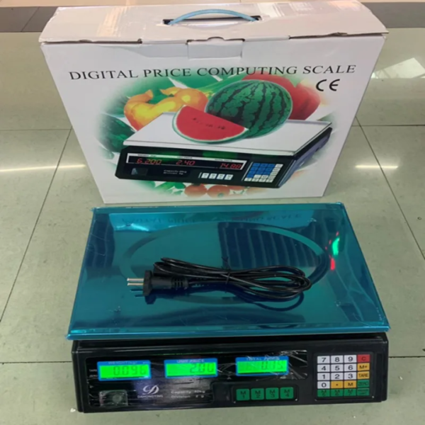 Balance Numérique avec Batterie Rechargeable - 40 kg