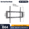1776522708707 Support mural 40" - 85"