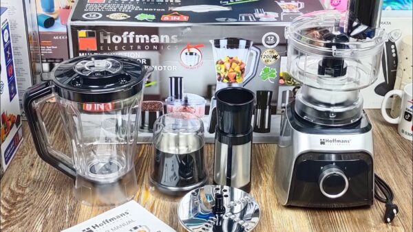 ROBOT ALIMENTAIRE MULTIFONCTION Hoffmans 1200W 5en1 1,8L – HM-1265 + 06 mois Garantie