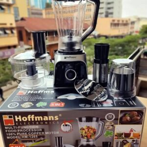 ROBOT ALIMENTAIRE MULTIFONCTION Hoffmans 1200W 5en1 1,8L – HM-1265 + 06 mois Garantie
