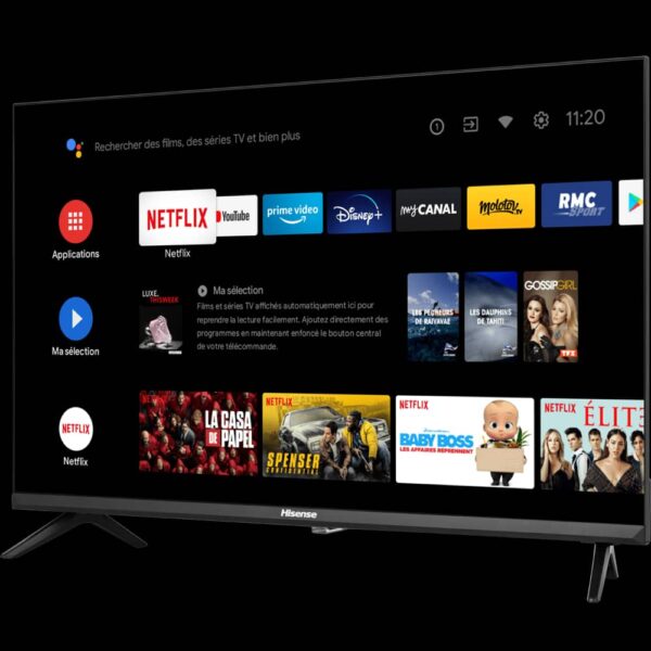TV Smart Hisense 50 pouces - 50A6Q - 4K - Ultra HD - Écran sans bordure