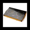 Plaque de cuisson électrique - infrarouge - 2 brûleurs - 4800W - affichage numérique et à induction - R.8088 + 03Mois Garantie