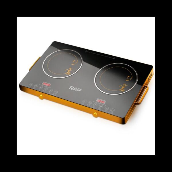 Plaque de cuisson électrique - infrarouge - 2 brûleurs - 4800W - affichage numérique et à induction - R.8088 + 03Mois Garantie