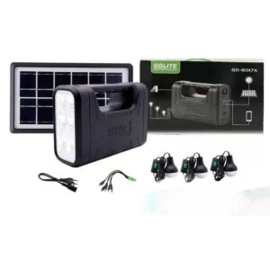 Lampe a système d'éclairage solaire GDLITE GD-8017A Garantie 03 mois