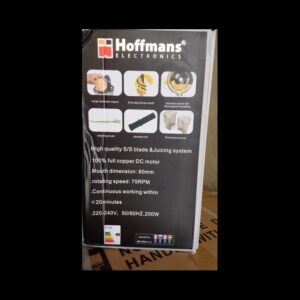 Extracteur de Jus Hoffmans - 200W - embouchure 80 mm - HM-635 + 03Mois Garantie